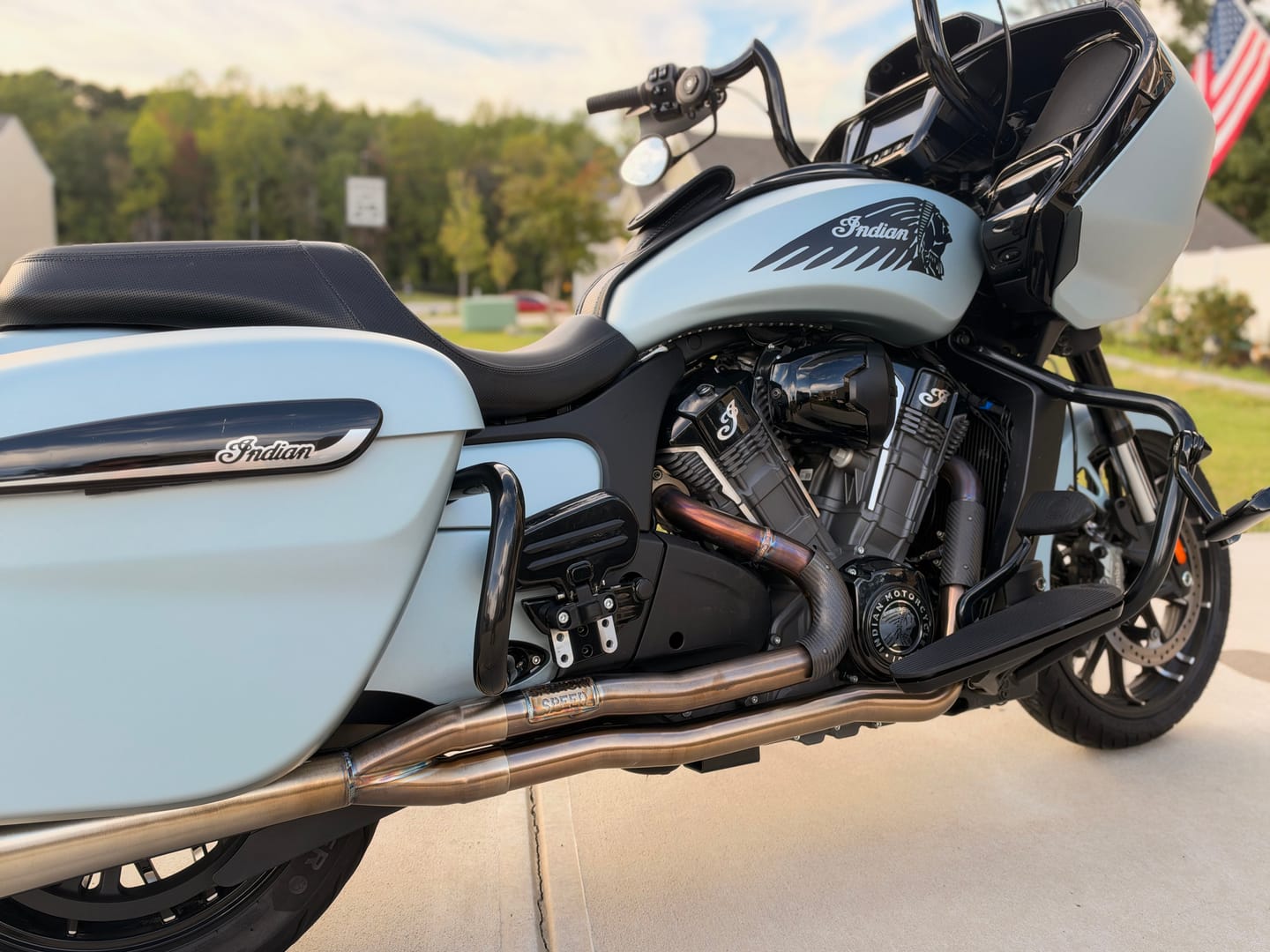 Customer photo review of Indian Challenger Exhaust