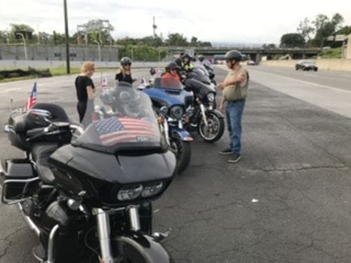 Customer photo review of Retro Leather Half Helmet