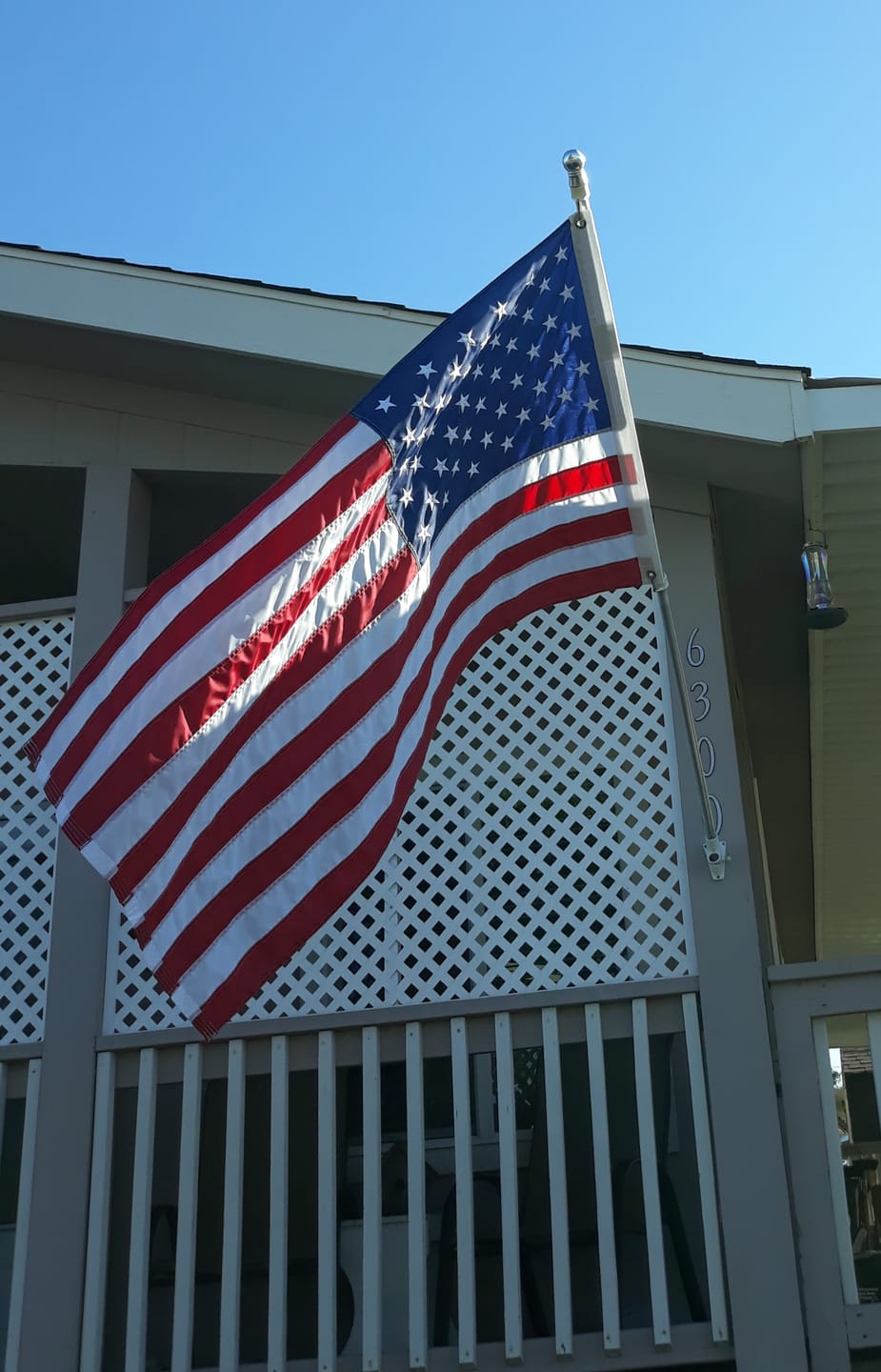 Customer photo review of 3' x 5' American Flag