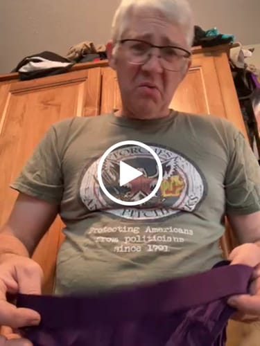 Customer video review of Brushed Nylon Briefs V-Fly 3pk Black Plum/Sagebrush/Sterling