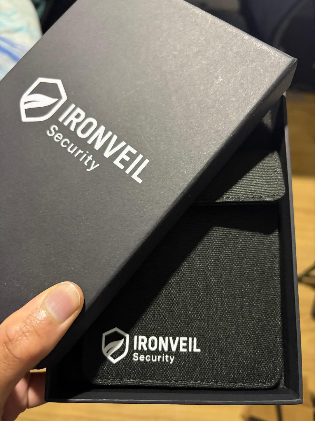 Customer photo review of Signal Shield Pouch - Small
