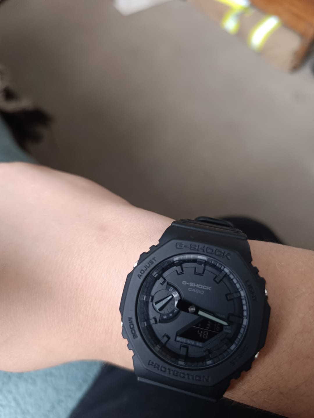 Customer photo review of Reloj Casio G-Shock Royal Oak "Casioak" GA-2100-1A1 Carbon Core Negro