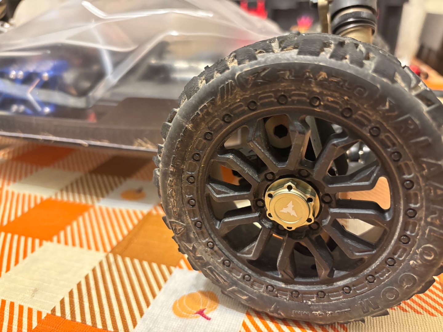 Customer photo review of Aluminum 17mm Flange Nut Set for DSK Buggy and SLEVO