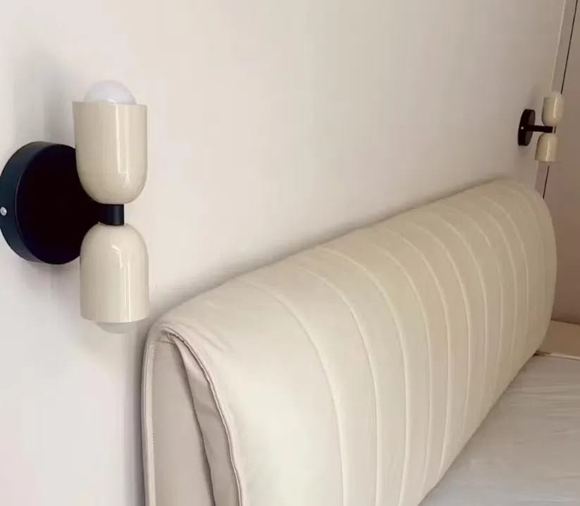 Customer photo review of Two Light Cylinder LED Wall Sconce with Round Backplate