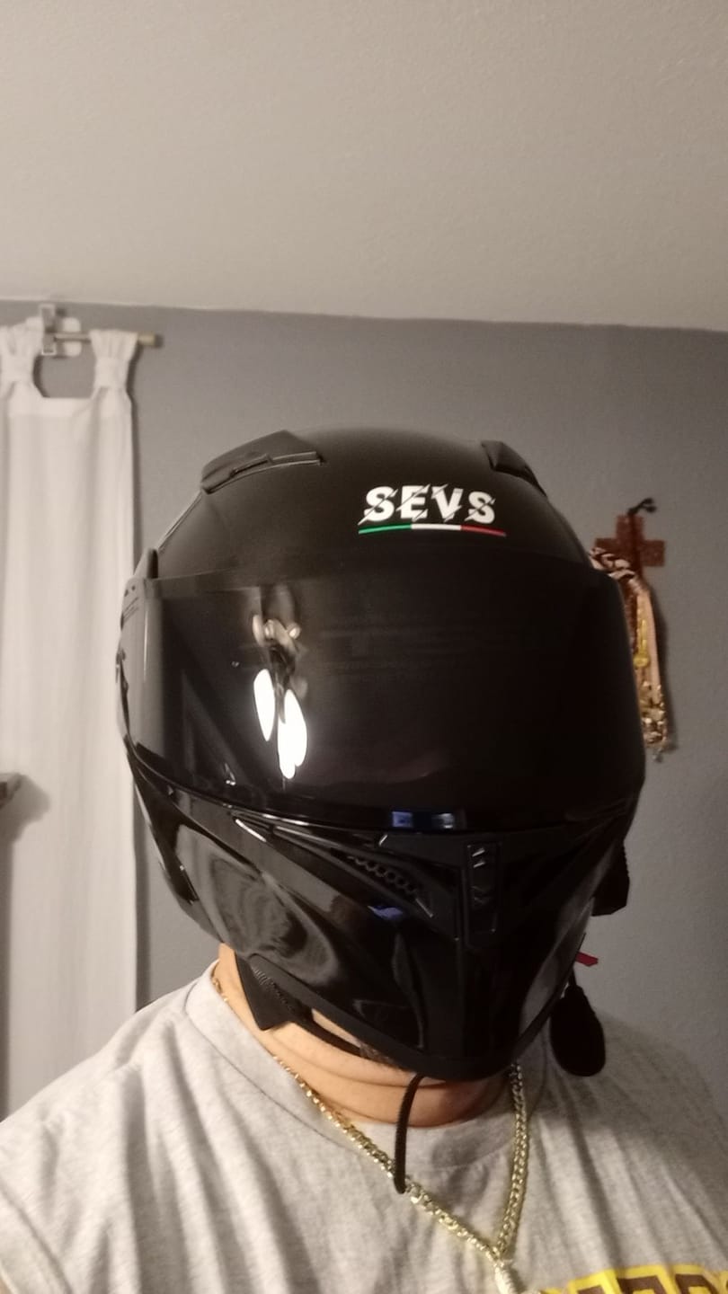 Customer photo review of K1 Modular Helmet - Bluetooth Headset