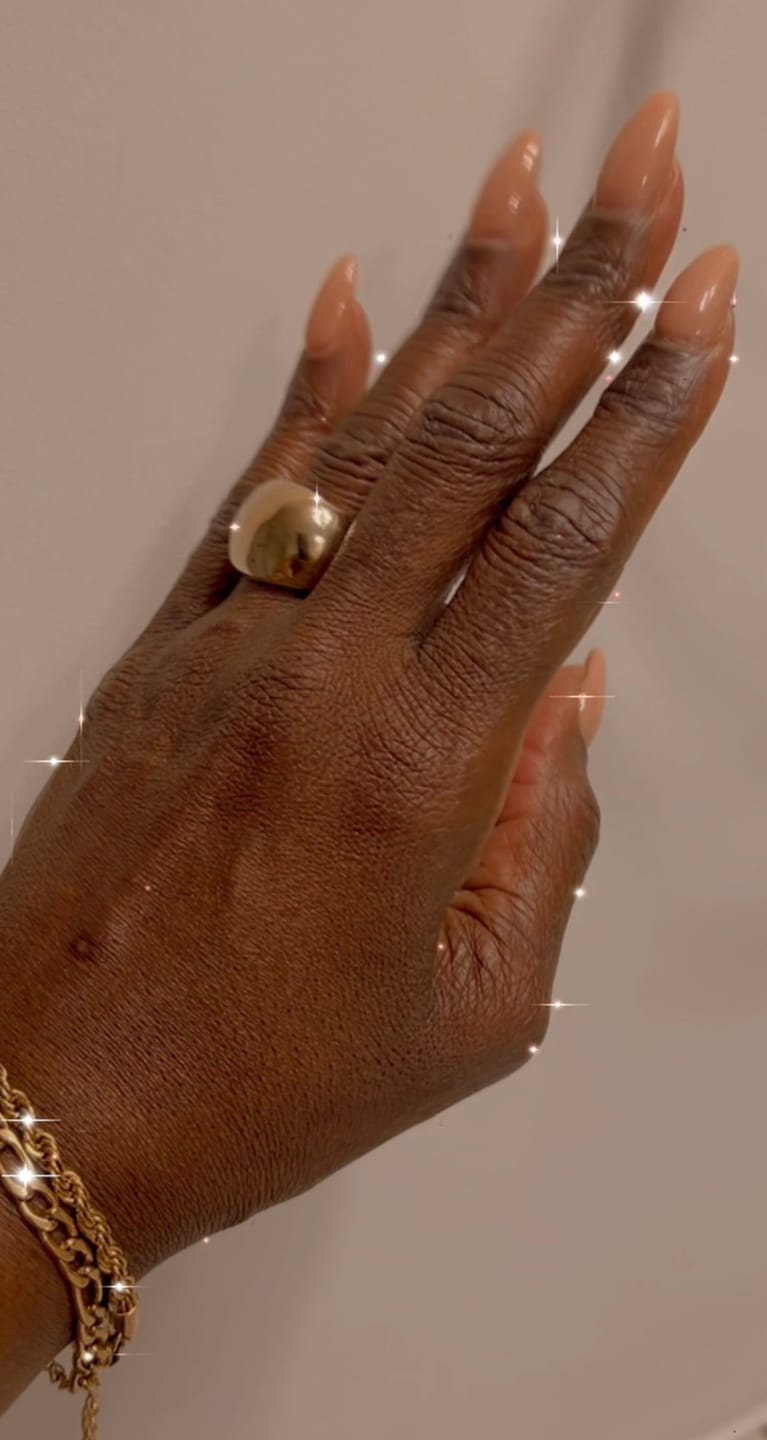 Customer photo review of Chunky Dome Ring