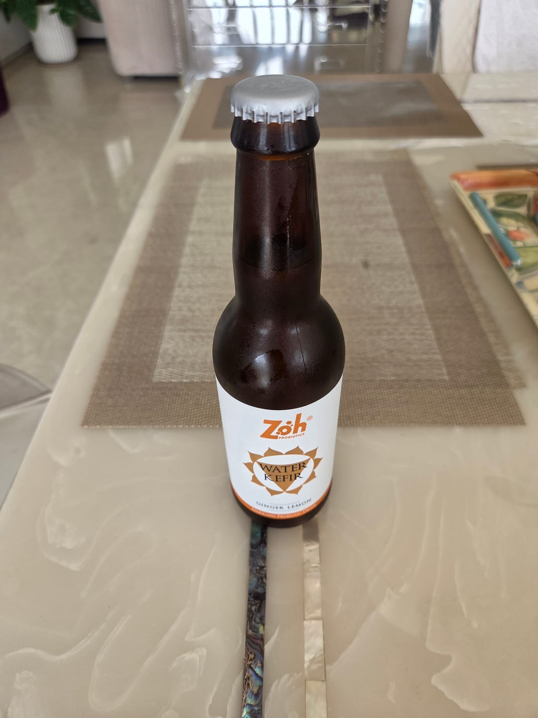 Customer photo review of Ginger Lemon Water Kefir | Probiotic Drink | Zoh Probiotics