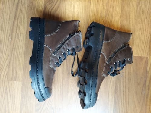 Customer photo review of Buffalo Winter Handmade Motorcycle Boots