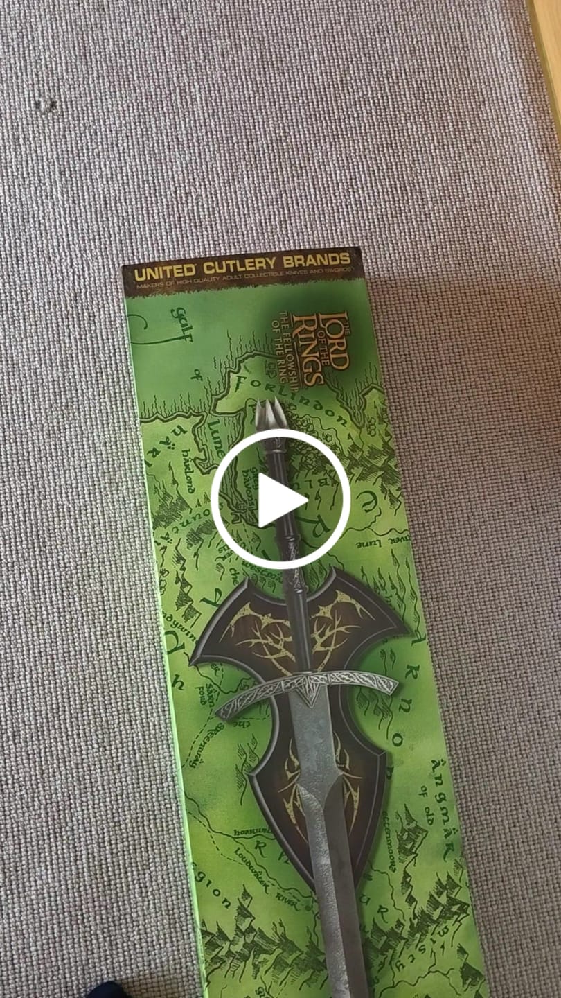 Customer video review of Lord Of The Rings - United Cutlery Officially Licensed Witch King Sword