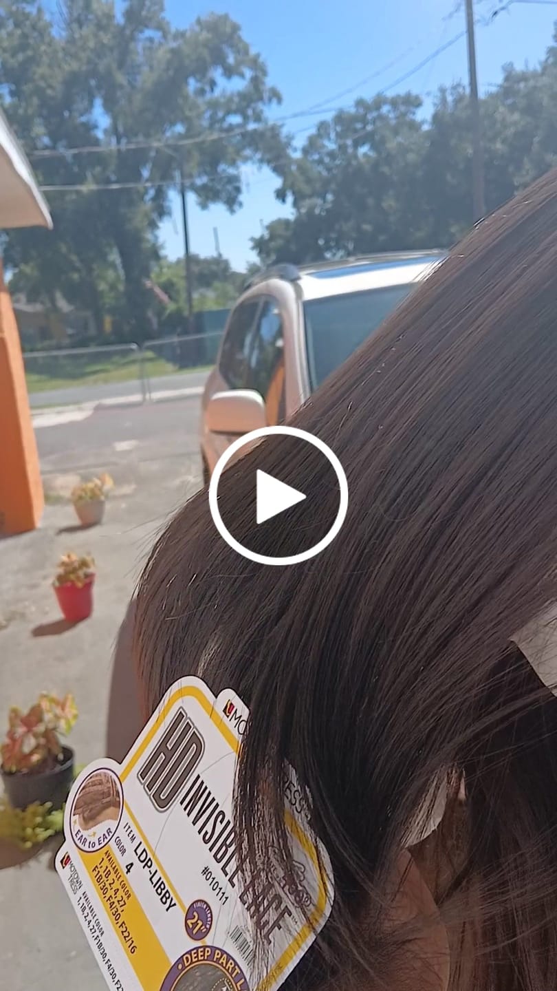 Customer video review of Motown Tress HD Invisible Deep Lace Part Wig - Libby