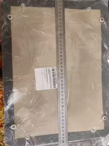 Customer photo review of Leakproof Baking Mat That Snaps Into a Tray