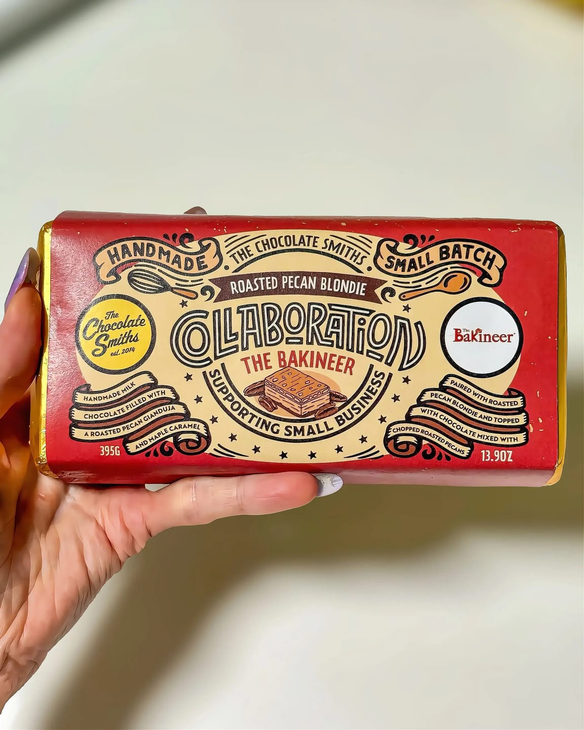 Customer photo review of The Bakineer X The Chocolate Smiths Collaboration 390g