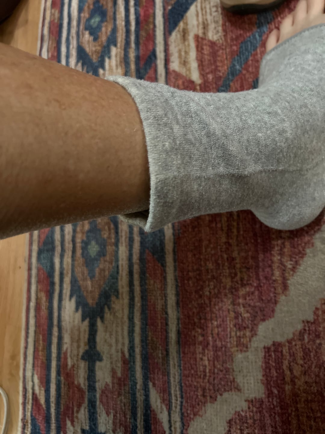 Customer photo review of Premium Anti-Fatigue Bamboo Footsleeves