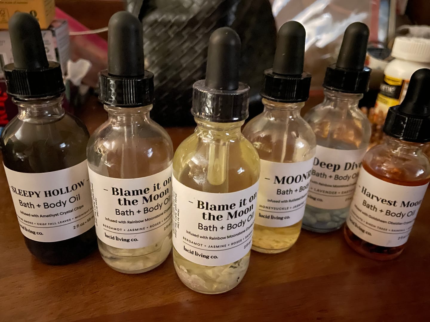 Customer photo review of Blame it on the Moon Bath & Body Oil