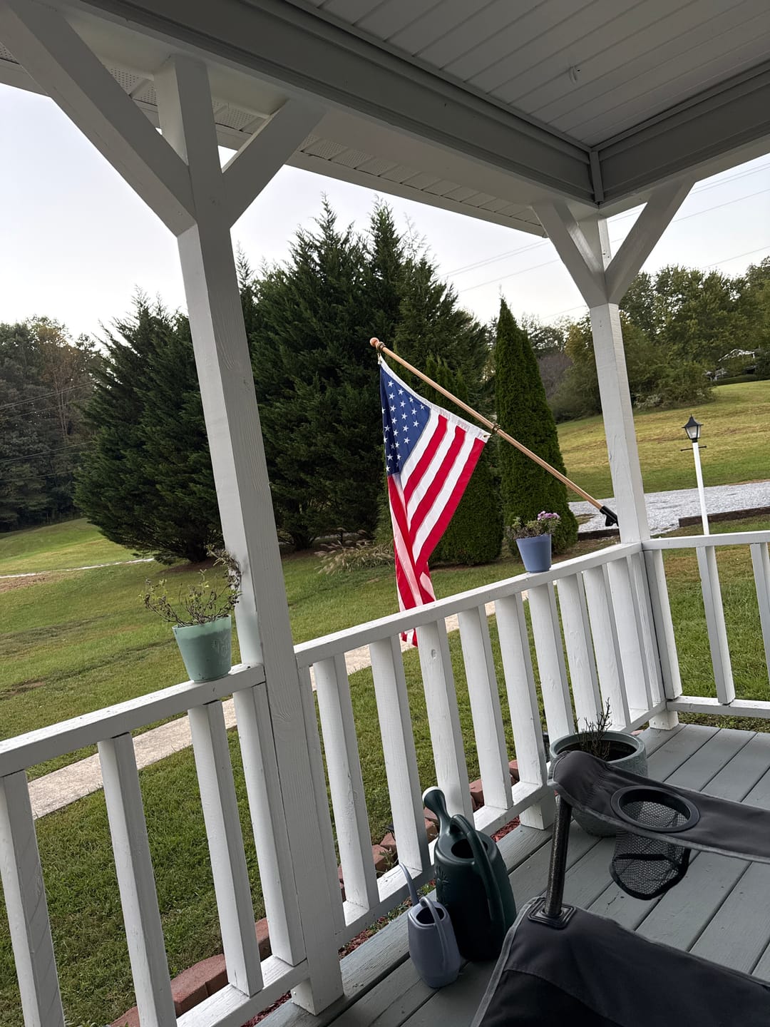 Customer photo review of 3' x 5' American Flag Set