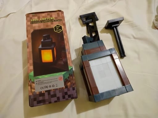 Customer photo review of Lampara colgante de videojuego famoso