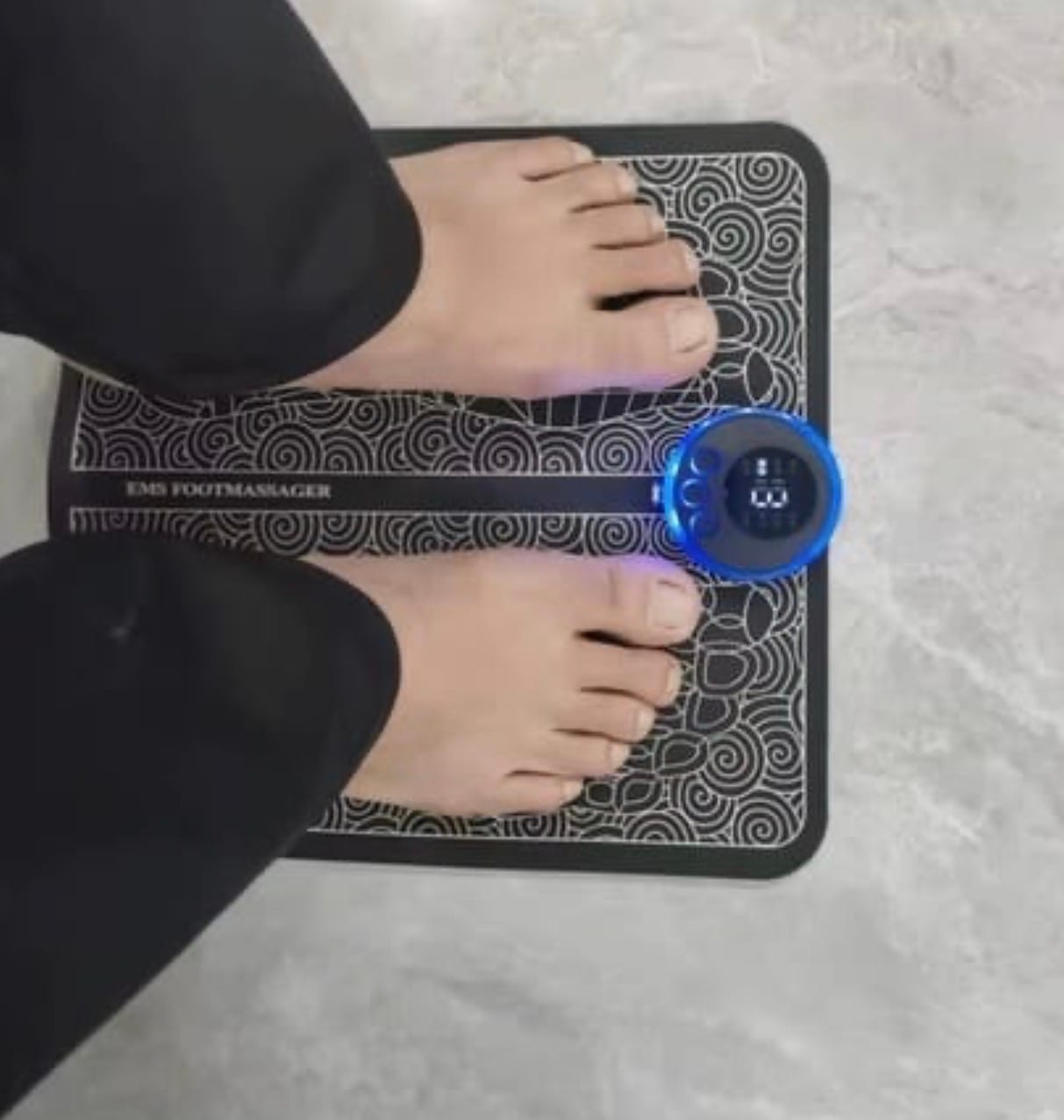Customer photo review of Estimulador EMS para Piernas Hinchadas