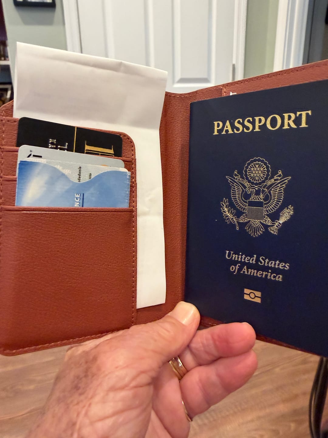 Customer photo review of Passport Holder Air