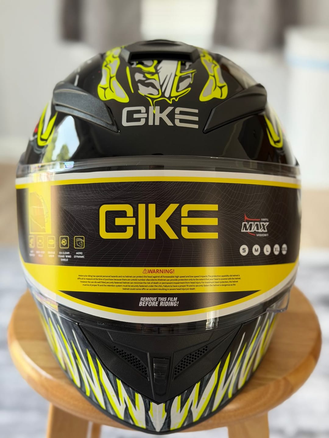 Customer photo review of VortexX Full-Face Motorcycle Helmet
