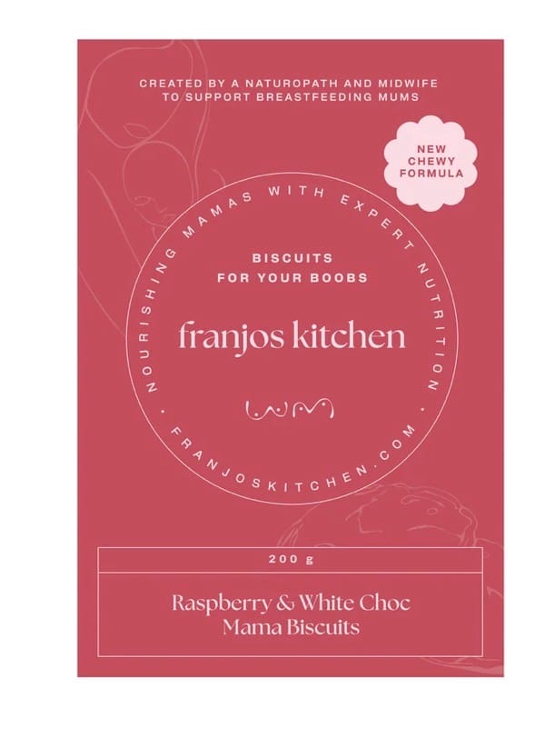 Customer photo review of Raspberry & White Choc Mama Biscuits