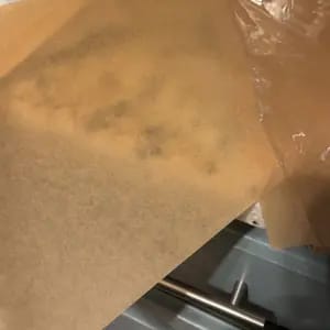 Customer photo review of Foglio Carta Forno Antiaderente Rettangolare 100 Pz Resistenti