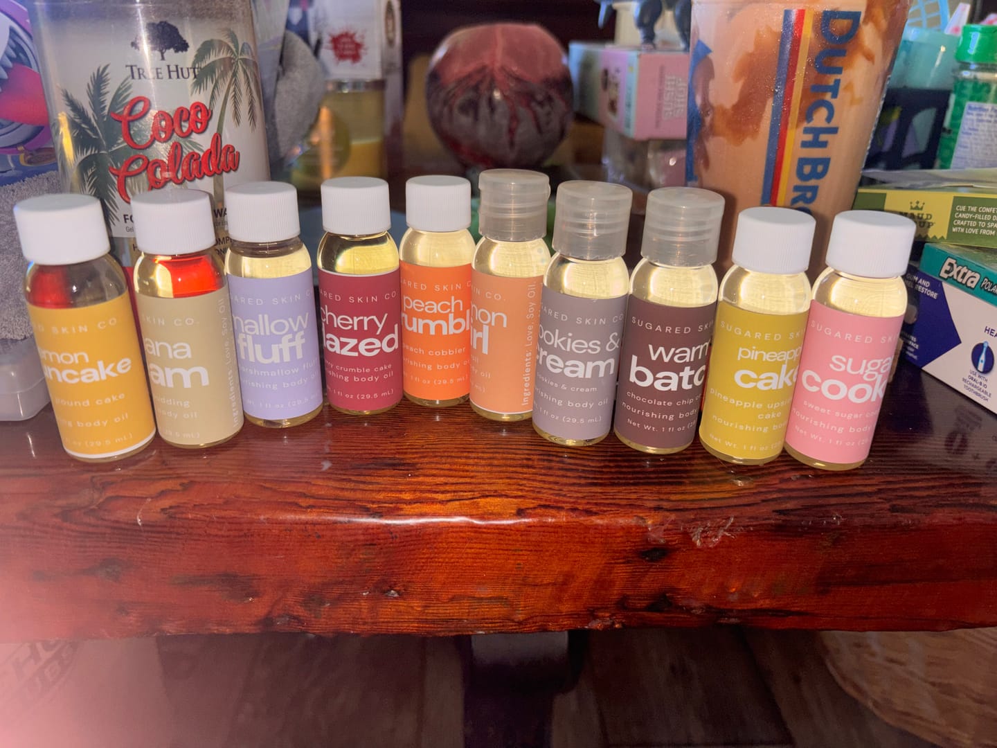 Customer photo review of Build Your Own Dessert-Inspired Body Oil Sample Set — Pick Any 10