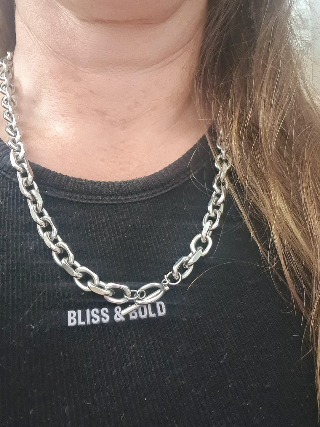 Customer photo review of Carrie - 18K Silberkette Verstellbar