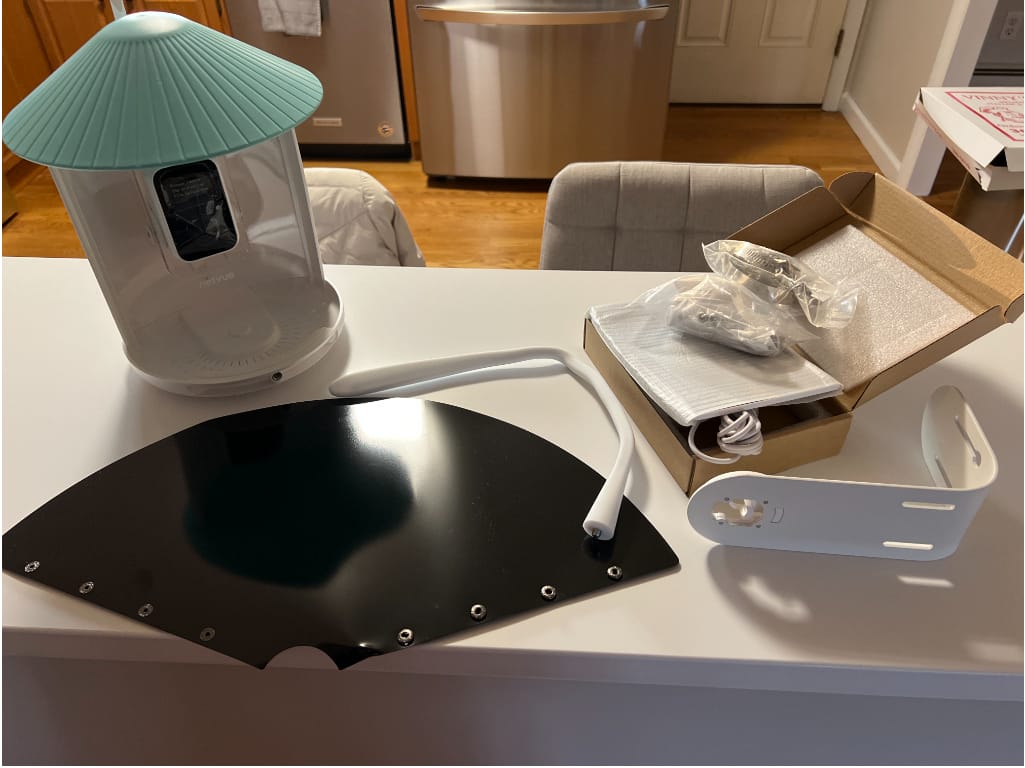 Customer photo review of Birdfy Feeder - Smart Bird Feeder with Camera Standard Kit