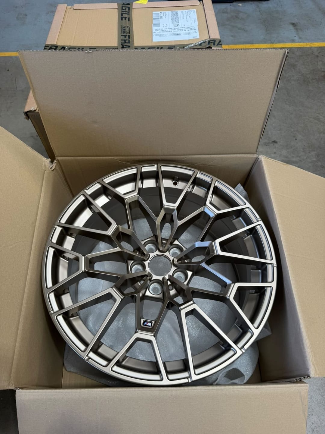 Customer photo review of Genuine BMW M Performance M2/M3/M4 827M Alloy Wheels In Gold/Bronze (G80/G81/G82/G83/G87)