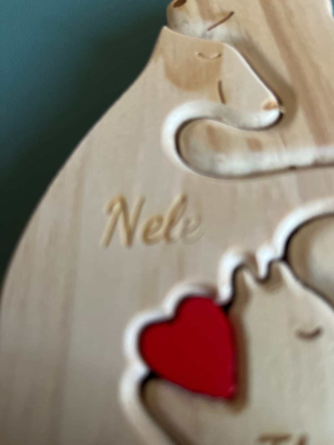 Customer photo review of Bärenfamilie - Personalisierte Holzbären zum Aufstellen