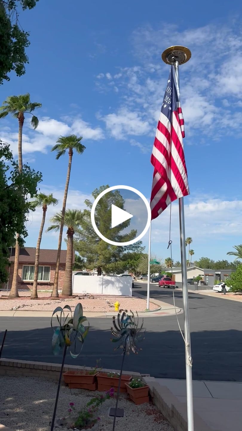 Customer video review of NEW! We The People Betsy Ross Flag - Fully Printed Nylon
