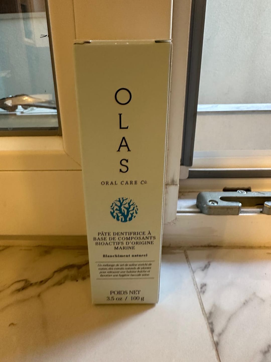 Customer photo review of OLAS Marine Bio-Active Whitening Toothpaste