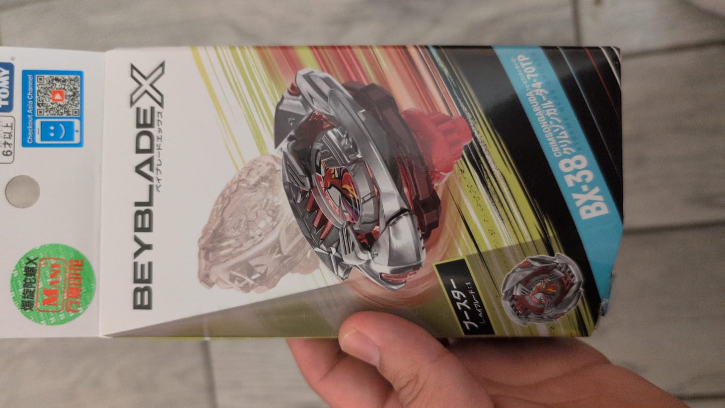 Customer photo review of Random Beyblade X Promo