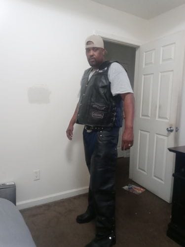 Customer photo review of Leather Vest