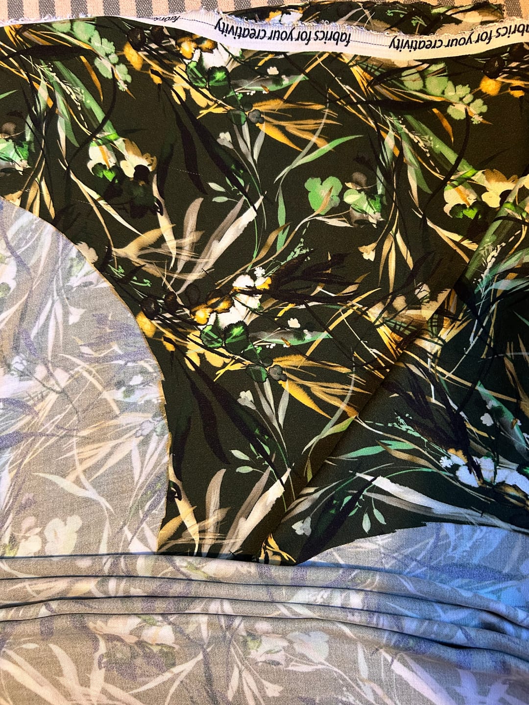 Customer photo review of Harvest Glow Viscose Fabric