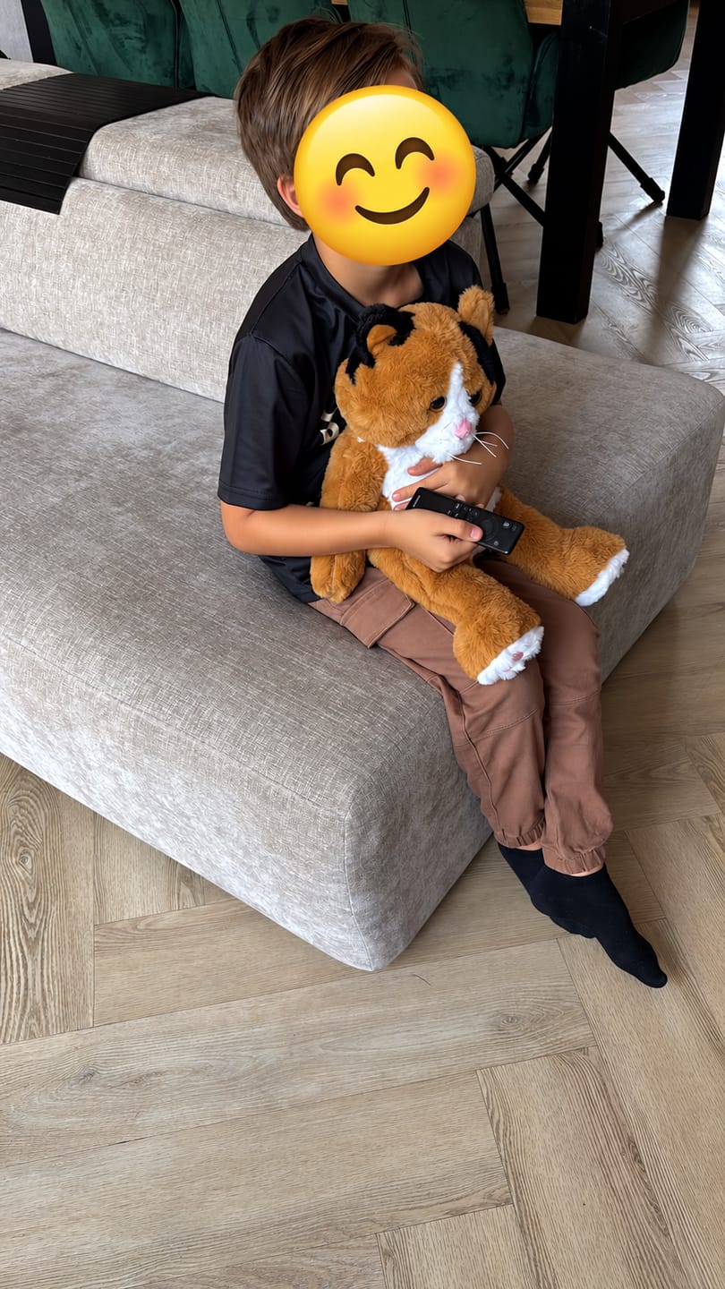 Customer photo review of Verzwaringsknuffel Kat 2,2 kg