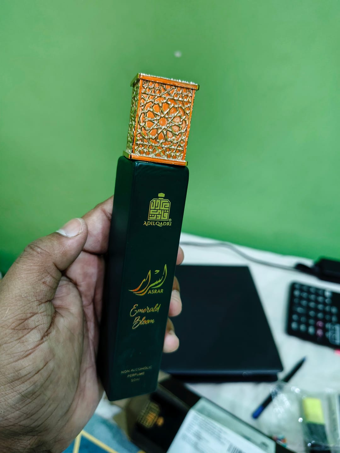 Customer photo review of Asrar Emerald Bloom Non Alcoholic Perfume Spray 50ml