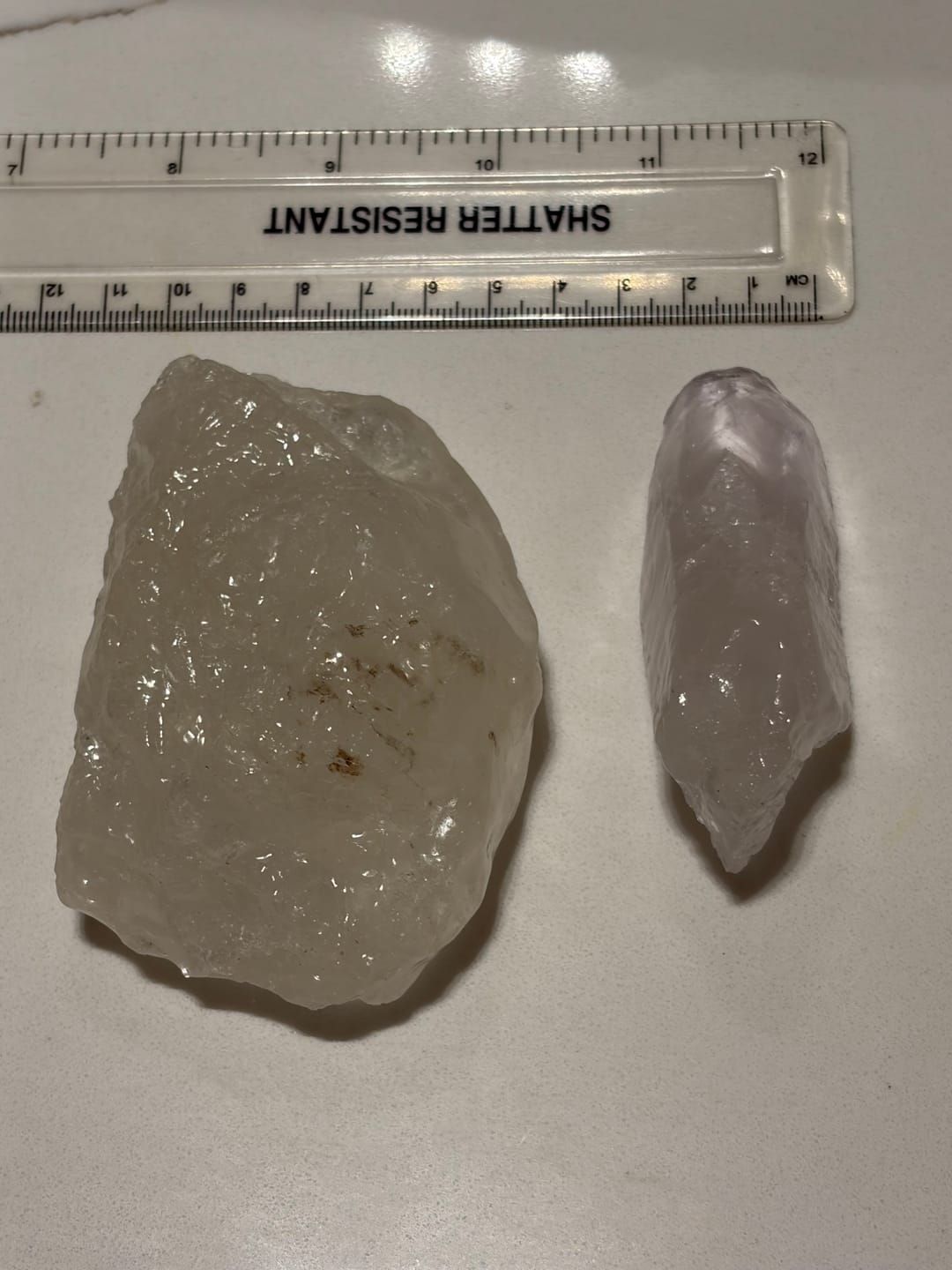 Customer photo review of Alum Deodorant / Shaving Styptic of Volcanic Potassium Alum - Blocks