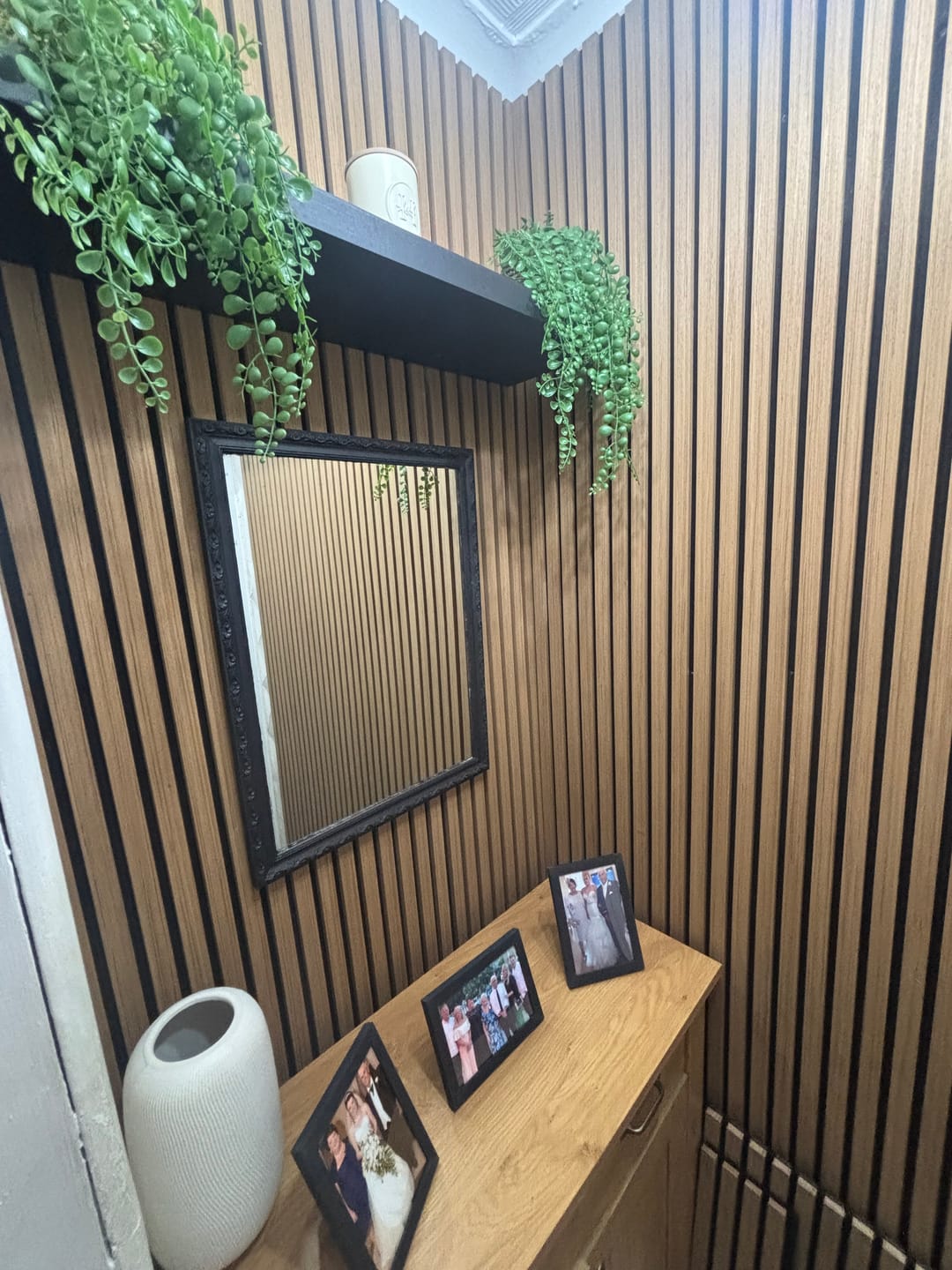 Customer photo review of Natural Oak Acoustic Wall Panel
