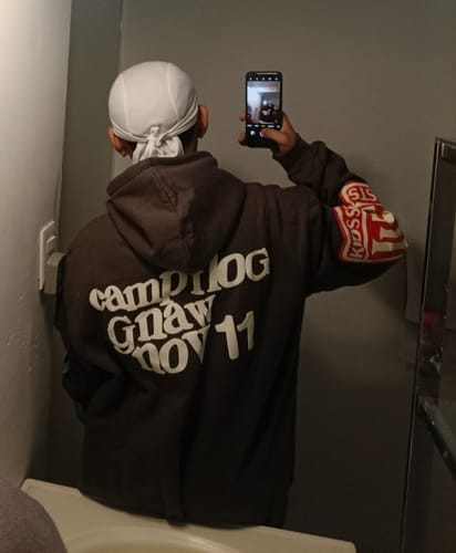 Customer photo review of Lucky Mee I See Ghosts Hoodie