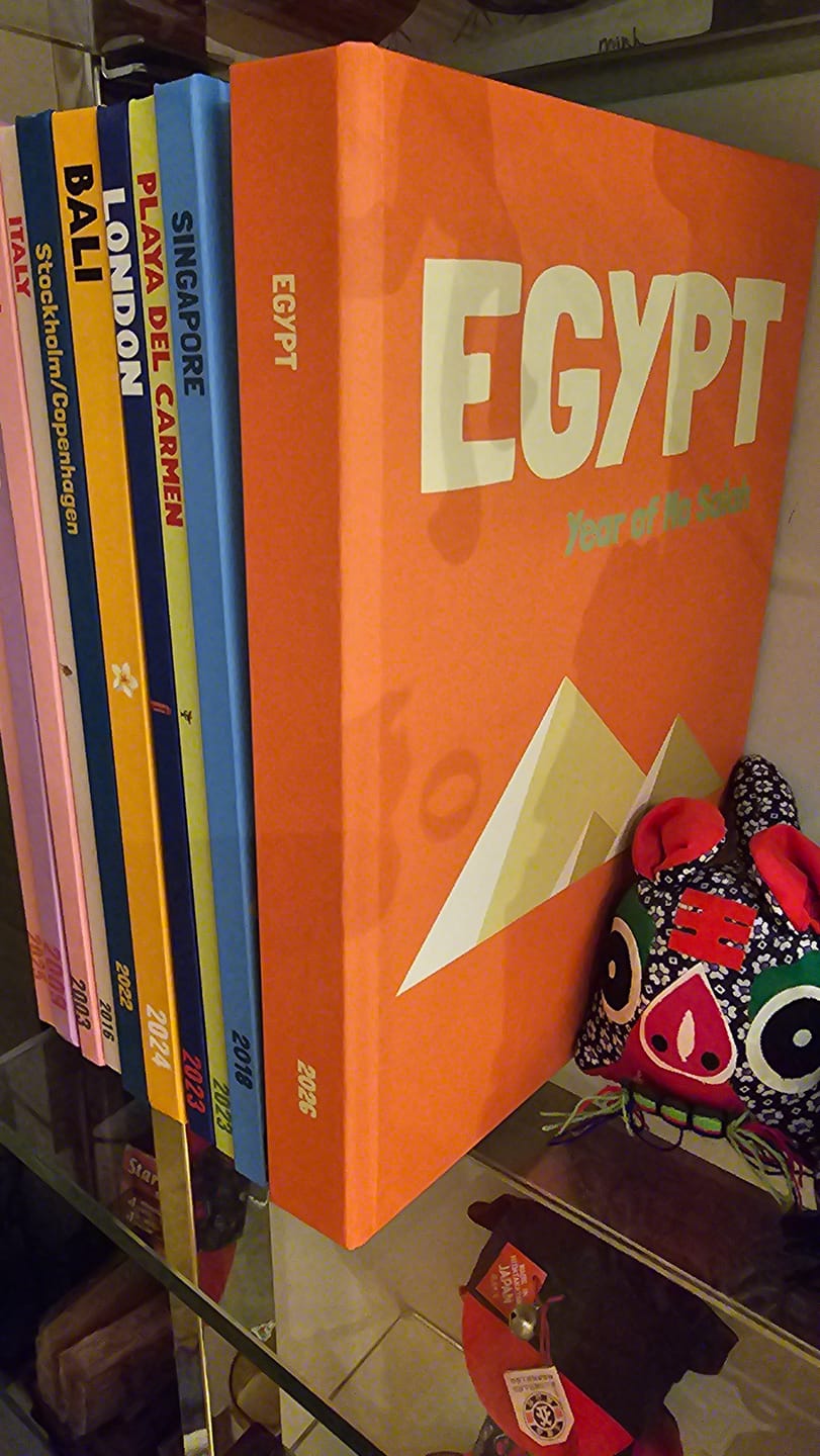 Customer photo review of Custom Travel Book