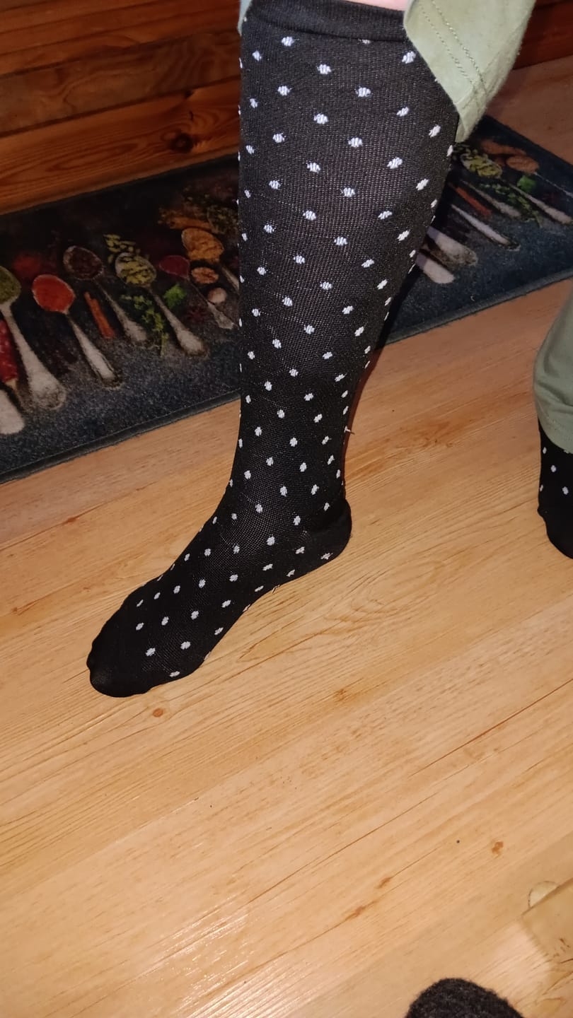 Customer photo review of Kompressionsstrümpfe gegen Krampfadern