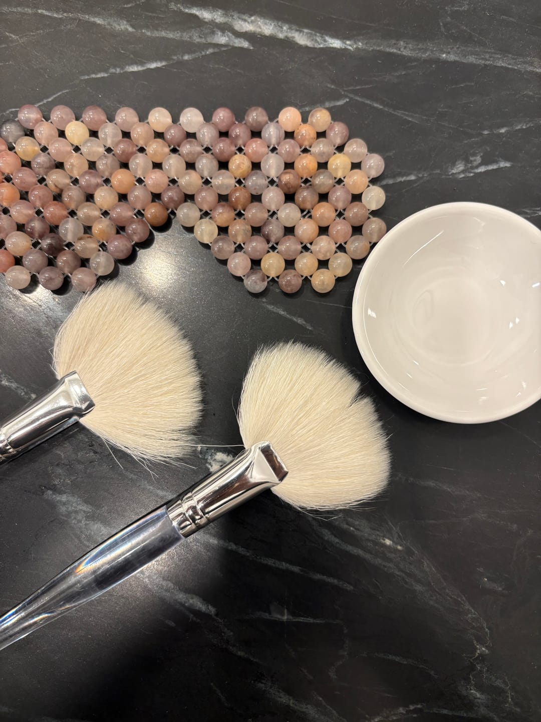 Customer photo review of Natural Jade Stone Eye Mask