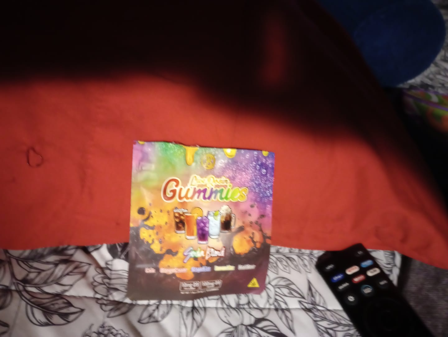 Customer photo review of Soda Blend Live Rosin Gummies