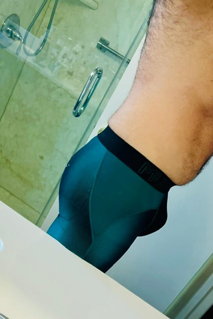 Customer photo review of WORKOUT Padded Boxer Brief