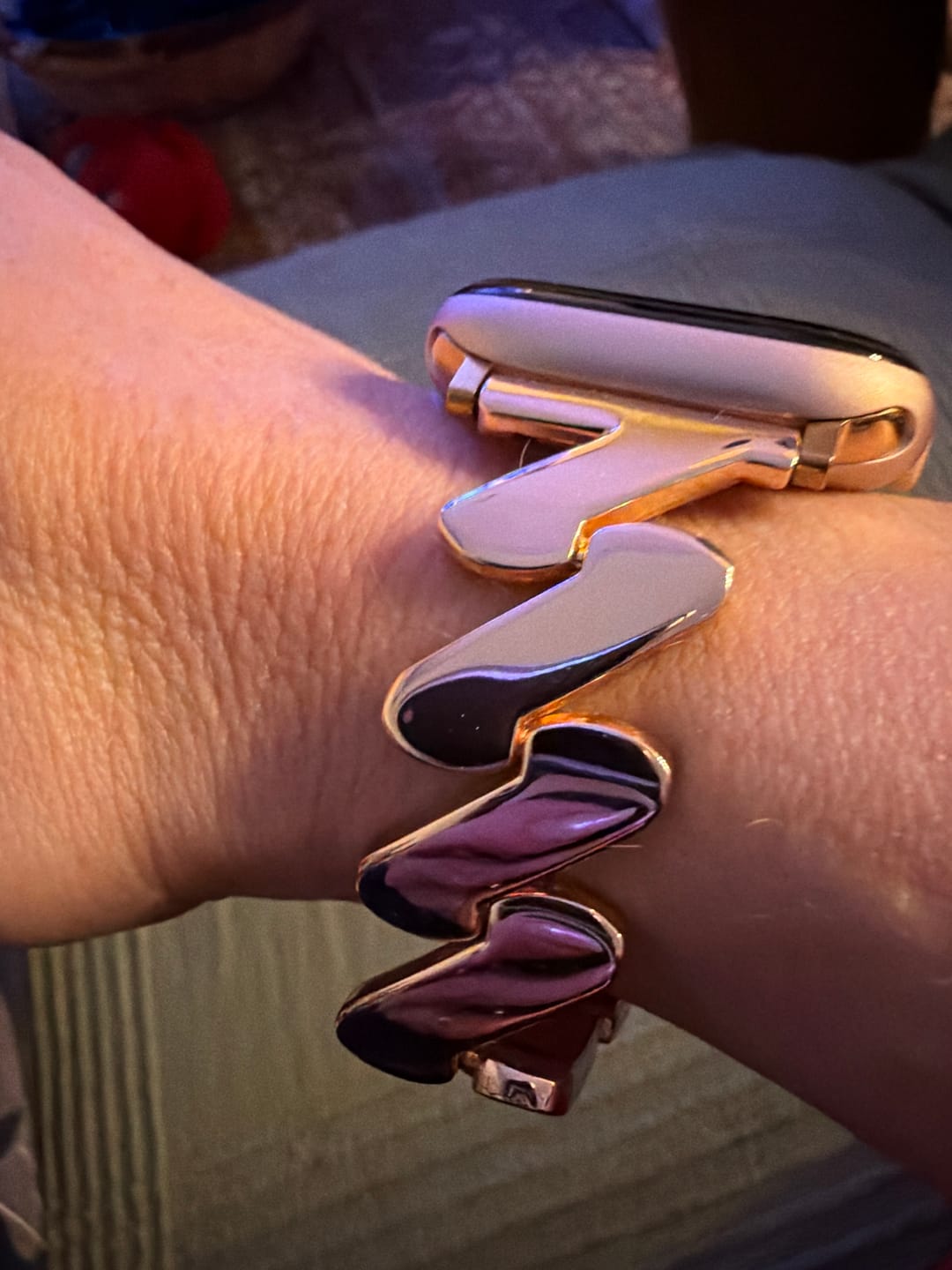Customer photo review of Apple Watch Metallarmband "Fleur"