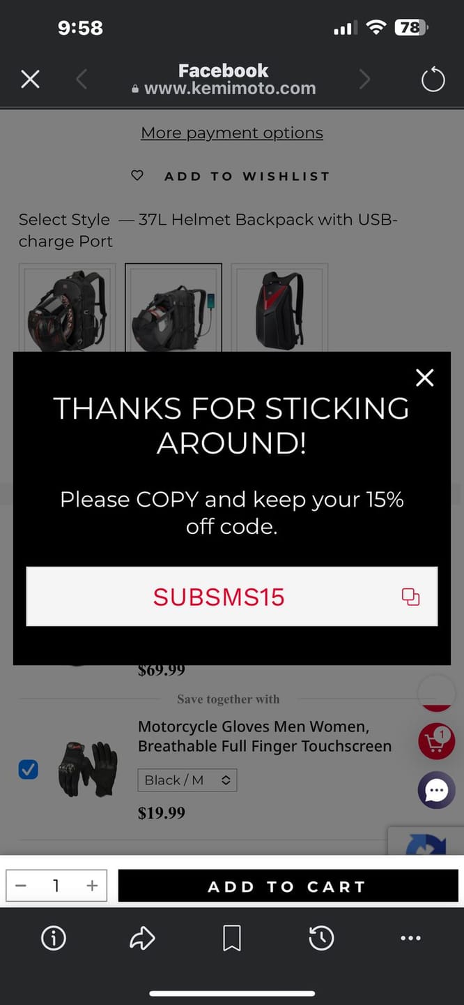 Customer photo review of K3 Carbon Fiber Helmet - Bluetooth Headset