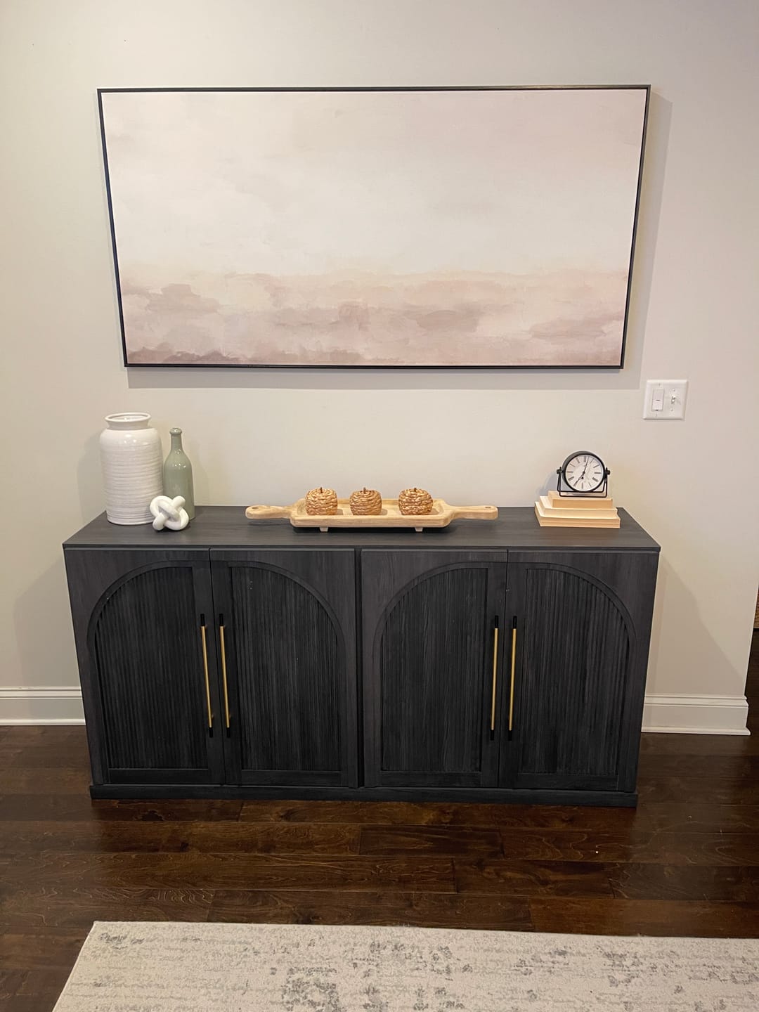 Customer photo review of Jagger 65" Double-Arc Wood Door Sideboard