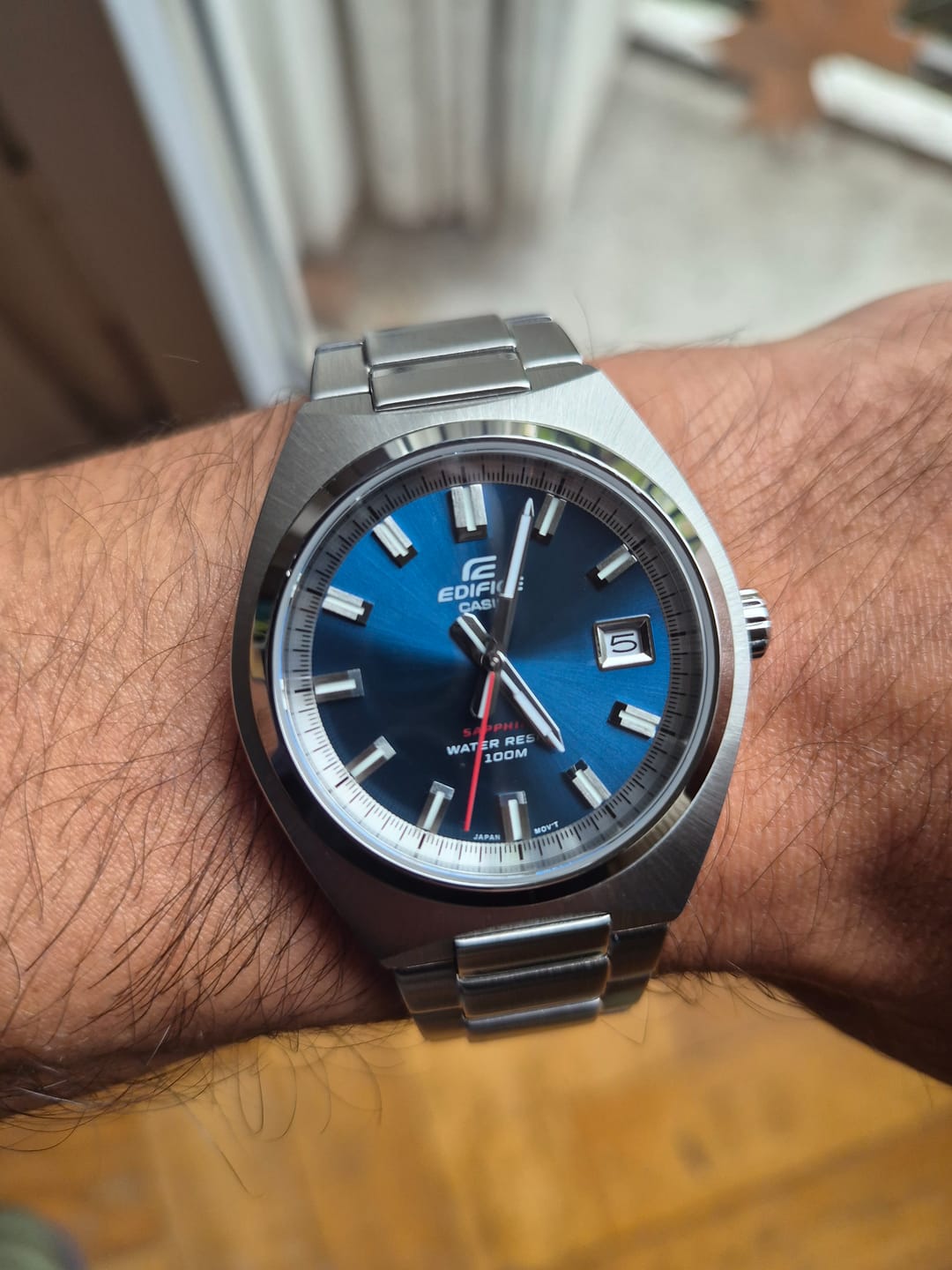 Customer photo review of Reloj Casio Edifice  EFB-109D-2AV Metálico Sapphire