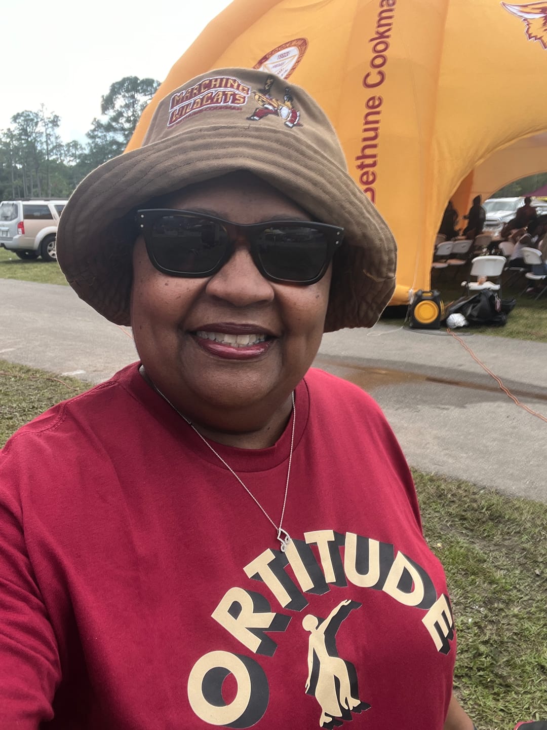 Customer photo review of Short Sleeve Offset Fortitude Tee